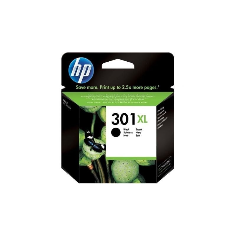 Cartucho de Tinta Original HP nº301 XL Alta Capacidad- Negro