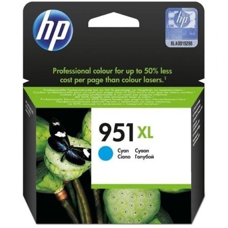 Cartucho de Tinta Original HP nº951 XL Alta Capacidad- Cian