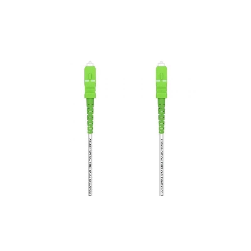 Cable de Fibra Óptica G657A2 3.0 Aisens A152-0501- LSZH- 30m- Blanco