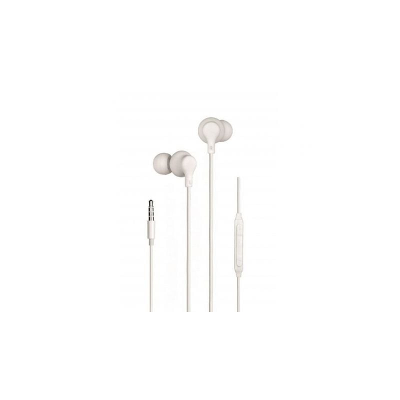 Auriculares Intrauditivos Daewoo DW2014- con Micrófono- Jack 3.5- Blancos