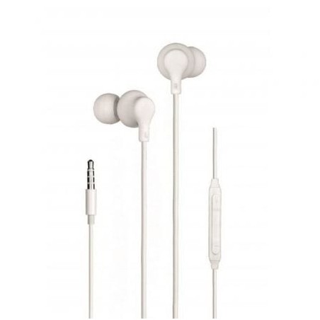 Auriculares Intrauditivos Daewoo DW2014- con Micrófono- Jack 3.5- Blancos
