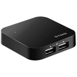 Hub USB 2.0 con Alimentación Externa D-Link DUB-H4- 4xUSB