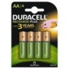 Pack de 4 Pilas AA Duracell HR6-B- 1.2V- Recargables