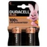 Pack de 2 Pilas C Duracell  LR14- 1.5V- Alcalinas