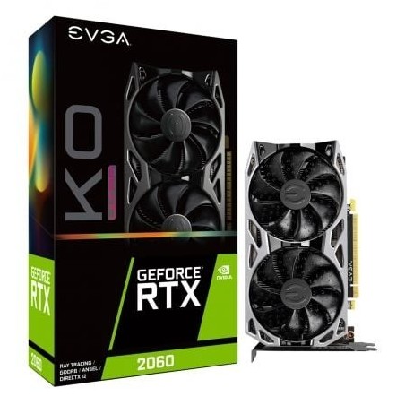 Tarjeta Gráfica EVGA GeForce RTX 2060 KO ULTRA GAMING- 6GB GDDR6