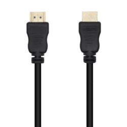 Cable HDMI 1.4 14+1 CCS Aisens A119-0528- HDMI Macho - HDMI Macho- 1m- Negro