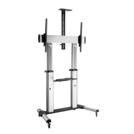 Soporte de Suelo Inclinable con Ruedas Fonestar STS-40106P para TV de 60-100'- hasta 100kg