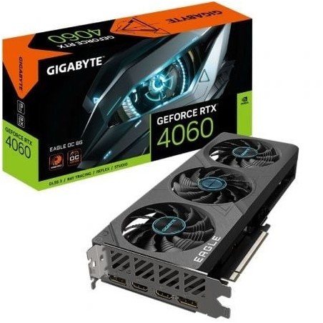 Tarjeta Gráfica Gigabyte GeForce RTX 4060 EAGLE OC 8G- 8GB GDDR6