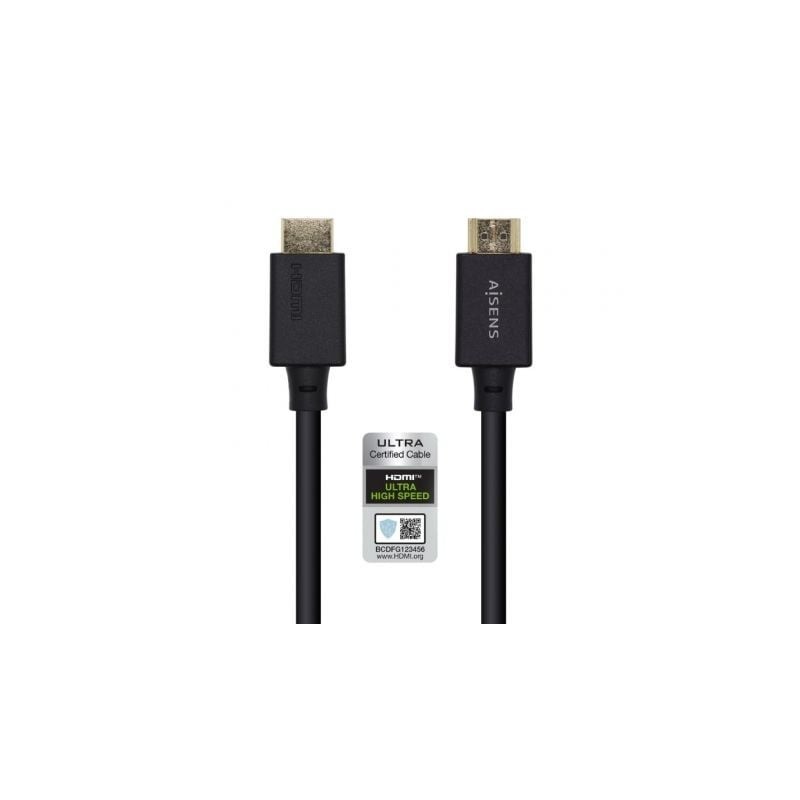 Cable HDMI 2.1 8K Aisens A150-0422- HDMI Macho - HDMI Macho- 1.5m- Certificado- Negro