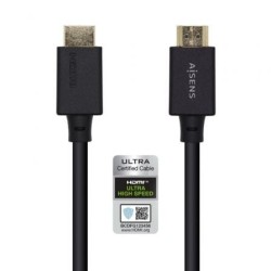 Cable HDMI 2.1 8K Aisens A150-0424- HDMI Macho - HDMI Macho- 3m- Certificado- Negro