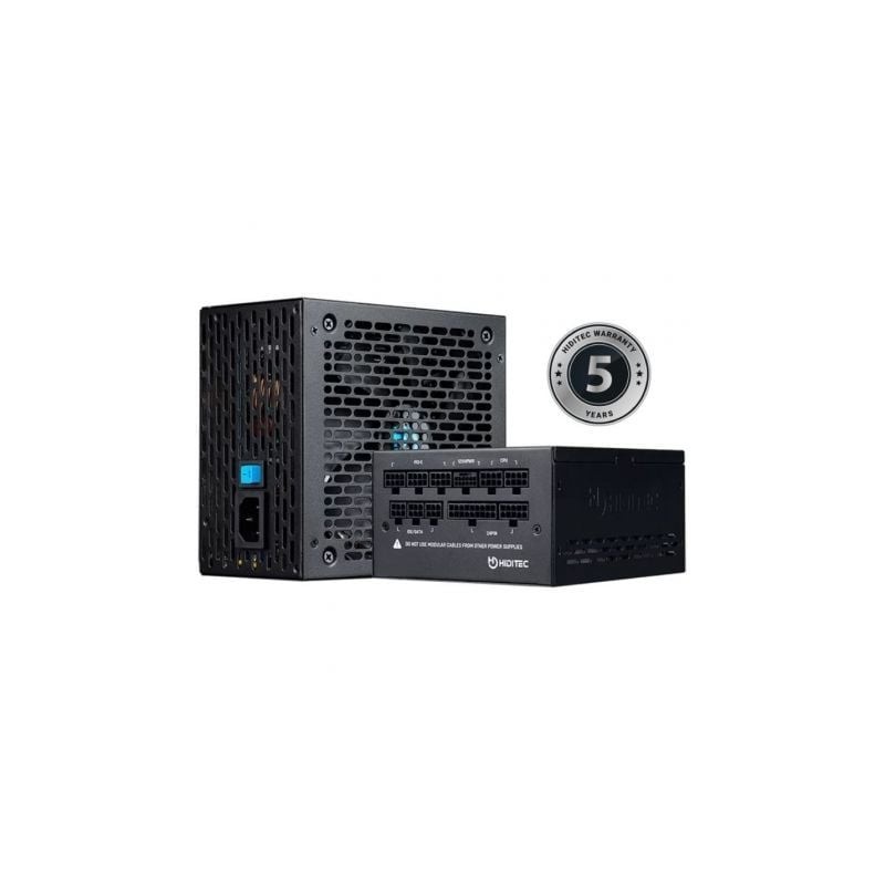 Fuente de Alimentación Hiditec GDX750 V2- 750W- Ventilador 14cm- ATX 3.0- PCIe 5.0- 80 Plus Gold