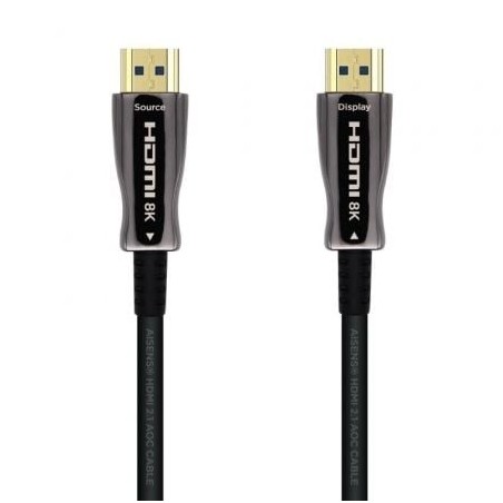 Cable HDMI 2.1 AOC 8K Aisens A153-0515- HDMI Macho - HDMI Macho- 10m- Negro