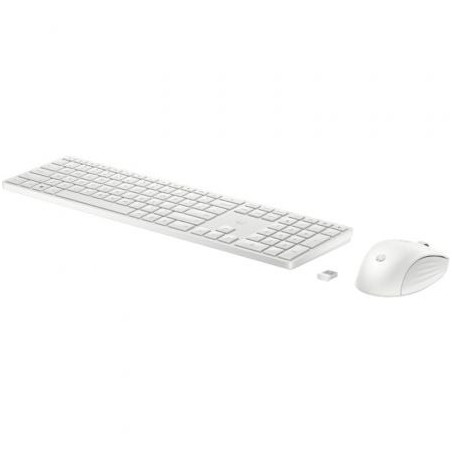 Teclado y Ratón Inalámbricos HP 650- Blanco