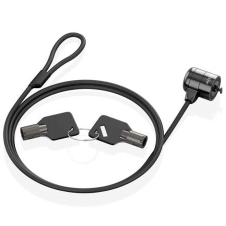 Cable de Seguridad para Portátiles Aisens ASLK-D40K04-BK- 1.5m