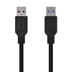 Cable USB 3.0 Aisens A105-0448- USB Macho - USB Macho- 3m- Negro