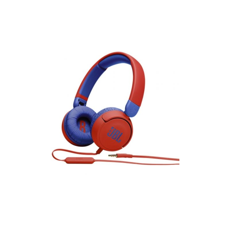 Auriculares Infantiles JBL JR310- con Micrófono- Jack 3.5- Rojos y Azules