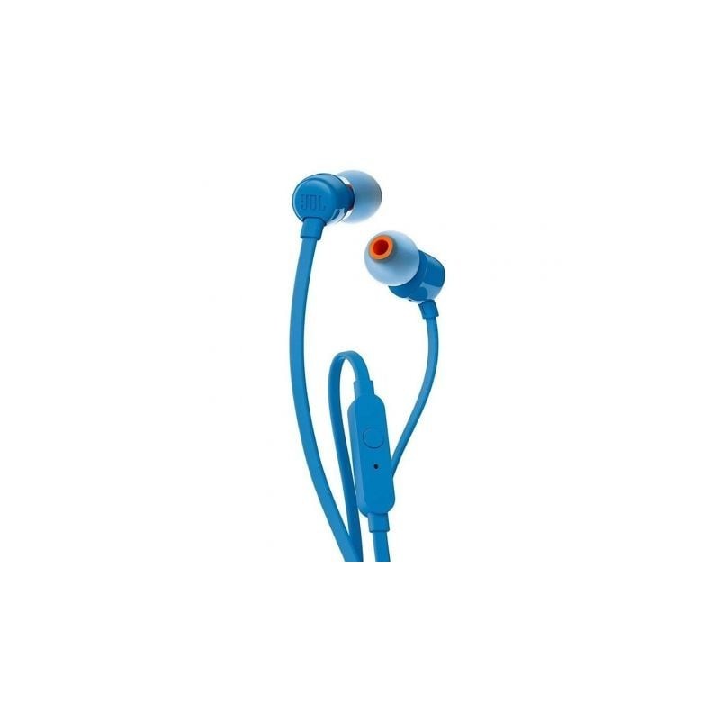 Auriculares Intrauditivos JBL Tune 110- con Micrófono- Jack 3.5- Azules