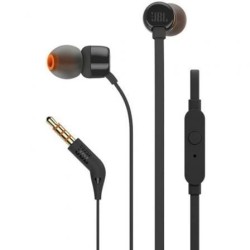 Auriculares Intrauditivos JBL Tune 160- con Micrófono- Jack 3.5- Negros