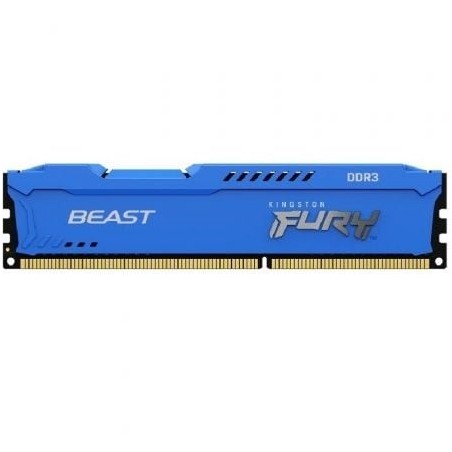 Memoria RAM Kingston FURY Beast 8GB- DDR3- 1600MHz- 1.5V- CL10- DIMM