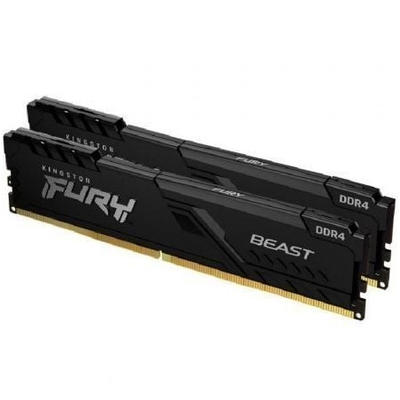 Memoria RAM Kingston FURY Beast 2 x 8GB- DDR4- 2666MHz- 1.2V- CL16- DIMM