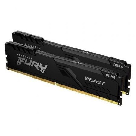 Memoria RAM Kingston FURY Beast 2 x 8GB- DDR4- 3200MHz- 1.35V- CL16- DIMM