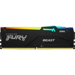 Memoria RAM Kingston FURY Beast RGB 16GB- DDR5- 5600MHz- 1.25V- CL40- DIMM