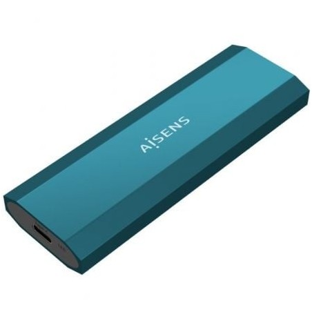 Caja Externa para Disco SSD M.2 SATA-NVMe Aisens ASM2-019BLU- USB 3.1- Sin tornillos