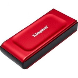 Disco Externo SSD Kingston XS1000 1TB- USB 3.2- Rojo