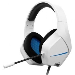 Auriculares Gaming con Micrófono Krom Kopa Move- Jack 3.5- Blancos