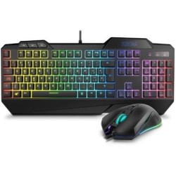 Pack Gaming Krom Krusher- Teclado SemiMecánico + Ratón