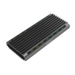 Caja Externa para Disco SSD M.2 SATA-NVMe Aisens ASM2-RGB011GR- USB 3.2 Gen2- Sin Tornillos