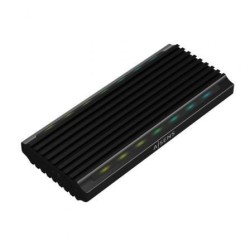 Caja Externa para Disco SSD M.2 SATA-NVMe Aisens ASM2-RGB012B- USB 3.2- Sin tornillos