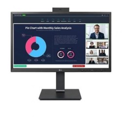 Monitor Profesional LG 24BP75CP-B 23.8'- Full HD- Webcam- Multimedia- Regulable en altura- Negro