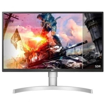 Monitor Gaming Polivalente LG 27UL550P-W 27'- 4K- 5ms- 60Hz- IPS- Regulable en altura- Plata