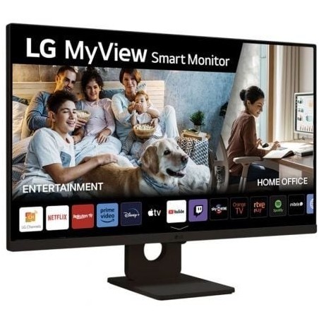 Smart Monitor LG MyView 32SR50F-B 31.5'- Full HD- Smart TV- Multimedia- Negro