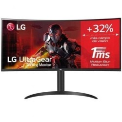 Monitor Gaming Ultrapanorámico Curvo LG UltraGear 34WP65CP-B 34'- WQHD- 1ms- 160Hz- VA- Multimedia- Negro