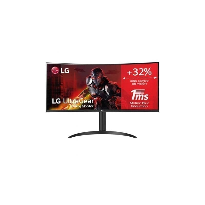 Monitor Gaming Ultrapanorámico Curvo LG UltraGear 34WP65CP-B 34'- WQHD- 1ms- 160Hz- VA- Multimedia- Negro