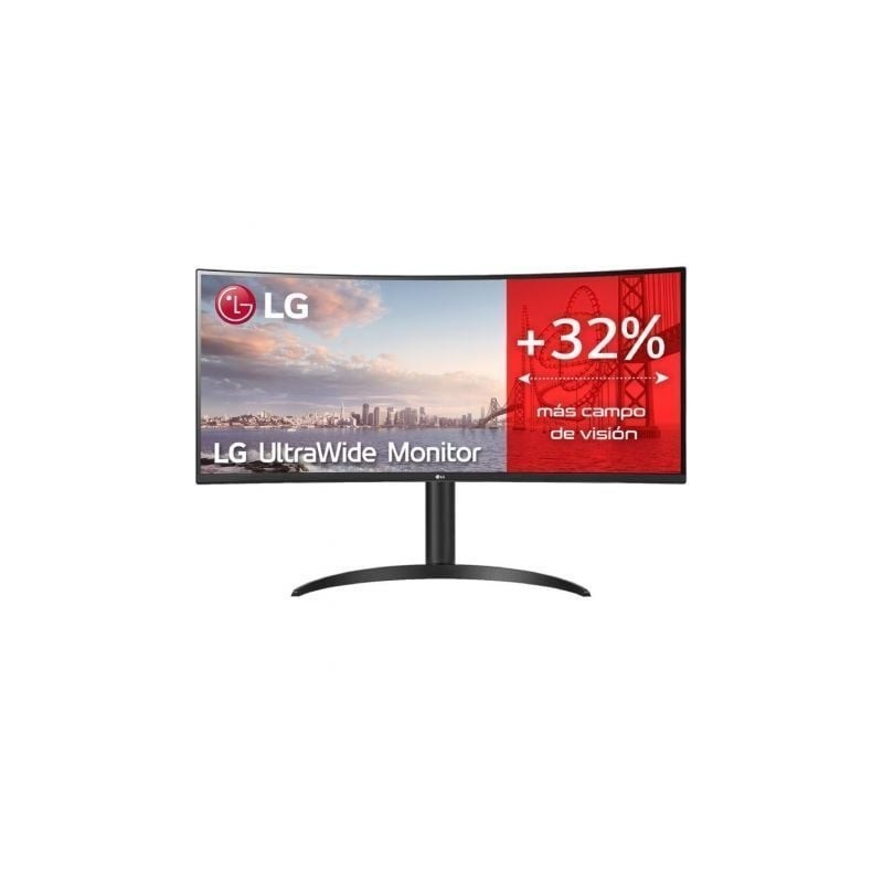 Monitor Profesional Ultrapanorámico Curvo LG UltraWide 34WP75CP-B 34'- WQHD- Multimedia- Regulable en altura- Negro
