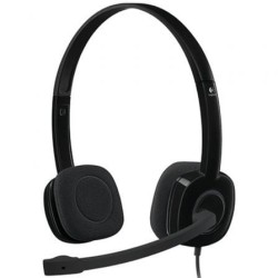 Auriculares Logitech H151- con Micrófono- Jack 3.5- Negros