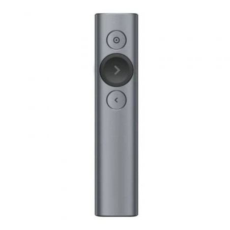 Presentador Inalámbrico por Bluetooth Logitech Spotlight Presentation Remote- 2.4GHz- Gris Pizarra