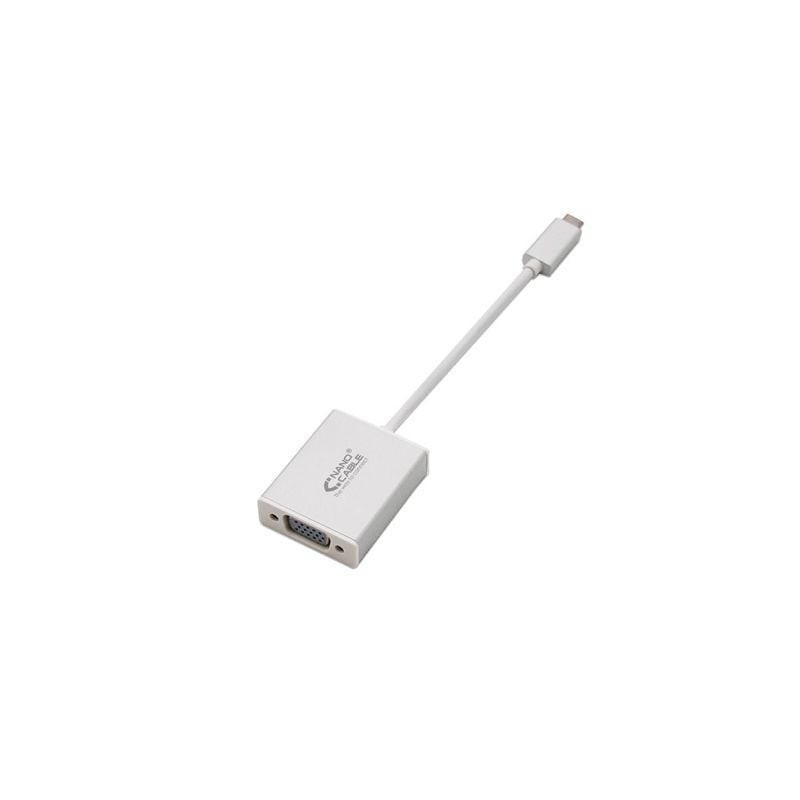 Cable Conversor Nanocable 10.16.4101- USB Tipo-C Macho - VGA Hembra